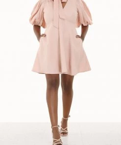 ZIMMERMANN Just In Dancer Day Mini Dress In Blush