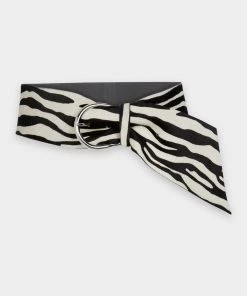 Isabel Marant Dano Belt In Black/White