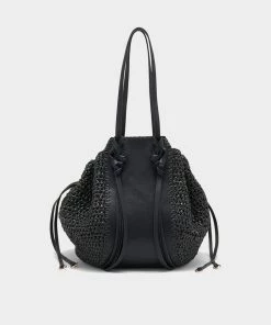 Ulla Johnson Just In Daphne Tote In Noir