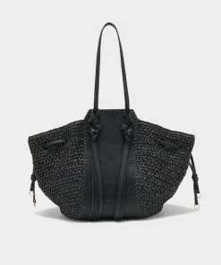Ulla Johnson Just In Daphne Tote In Noir