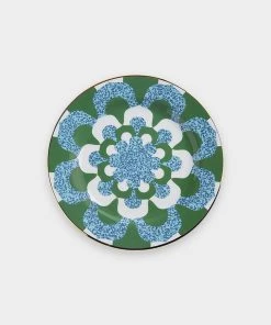 La DoubleJ Housewives Dessert Plate In Mosaico Blu Home & Beauty