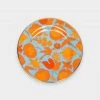 La DoubleJ Housewives Home & Beauty Dessert Plate In Wildbird Azzurro Arancio