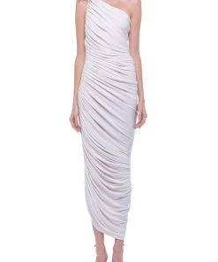 NORMA KAMALI Diana Gown In Ivory Just In