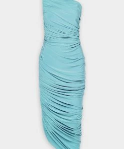 NORMA KAMALI Diana Gown In Powder Blue