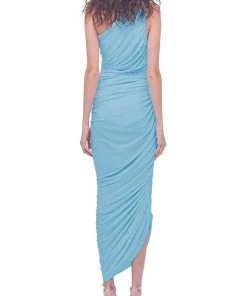 NORMA KAMALI Diana Gown In Powder Blue