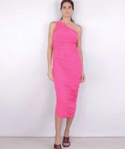 NORMA KAMALI Diana Gown In Rose