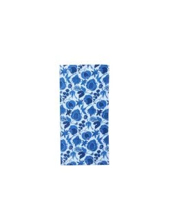 La DoubleJ Housewives Dinner Napkin In Wildbird Blu Small