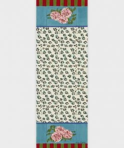 Lisa Corti Double Mat Runner 50x150 Leopard Stripes In Sky Just In