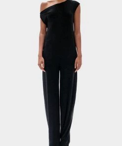 NORMA KAMALI Just In Drop Shoulder Jumpsuit In Black