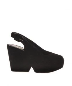 Clergerie Dylan Wedge Black Wedges