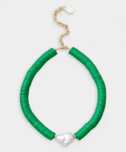 Eliou Rhye Necklace In Green