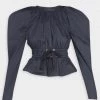 Ulla Johnson Edena Blouse In Noir