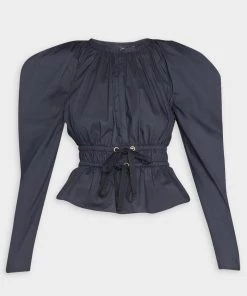 Ulla Johnson Edena Blouse In Noir