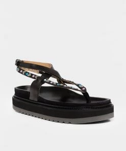 Isabel Marant Just In Elham Sandals In Black