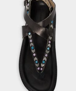 Isabel Marant Just In Elham Sandals In Black