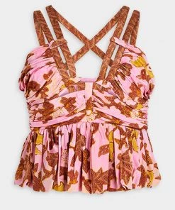 Ulla Johnson Just In Eliana Tank Top In Hibiscus