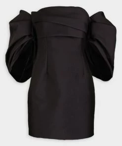 Solace London Just In Elina Mini Dress In Black