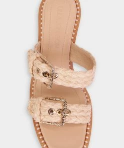 Ulla Johnson Ellery Raffia Sandal In Natural
