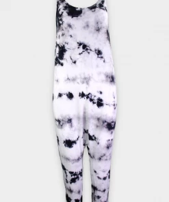 Enza Costa Strappy Droprise Jumpsuit In Phantomion