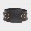 Ulla Johnson Bags & Accessories Esme Wide Belt In Noir