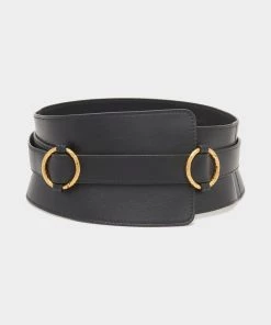 Ulla Johnson Bags & Accessories Esme Wide Belt In Noir