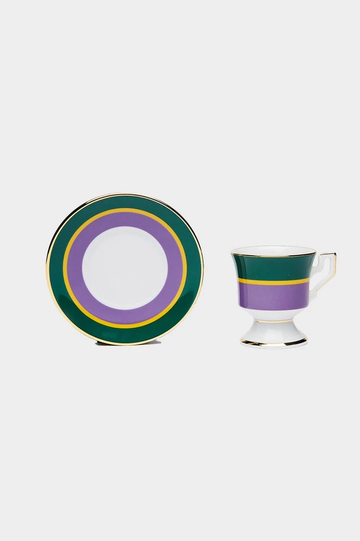 La DoubleJ Housewives Espresso Cup Set Of 2 In Rainbow Viola 2 La DoubleJ Housewives Espresso Cup Set Of 2 In Rainbow Viola