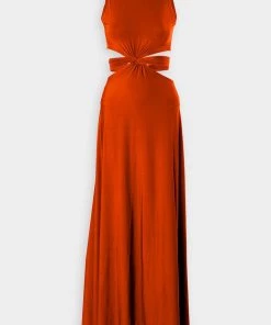 Maygel Coronel Etale Bodydress In Orange Brick