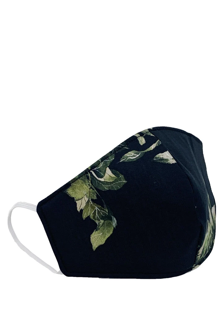 OLIVIA Face Mask Leaf Black Just In 1 OLIVIA Face Mask Leaf Black Just In