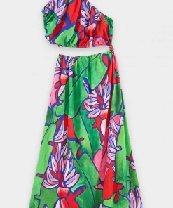 FARM Rio Tropical Bunch Open Waist Midi Dress Featured Designers