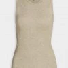 Loulou Studios Fatu Tank Top In Beige Melange Just In