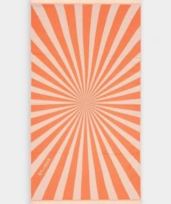 Sun Of A Beach Feather Beach Towel In Sunburst Bags & Accessories