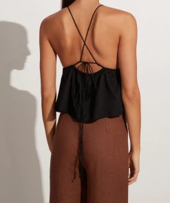 FAITHFULL THE BRAND Parcia Top In Black