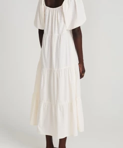 FAITHFULL THE BRAND Just In Ronan Midi Dress In Plain Shell