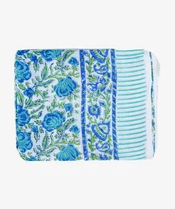 Guadalupe Design Fiorito Pareo In Blue Just In