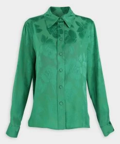 Rachel Comey Fleet Top In Green Just In