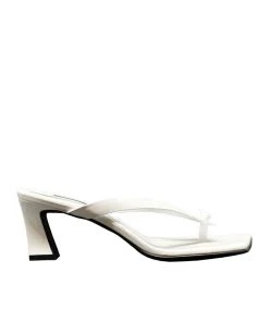 Reike Nen Flip Flop Heel Sandal White Flats