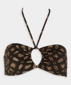 Ulla Johnson Formentera Bikini Top In Jasper