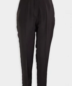 Gia Studios Tapered Tailored Trousers In Black Just In