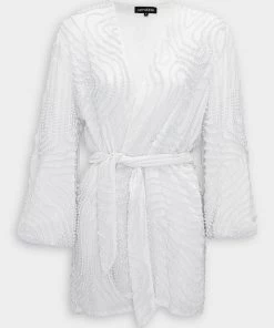 Retrofete Gabrielle Robe In White Pearl Featured Designers