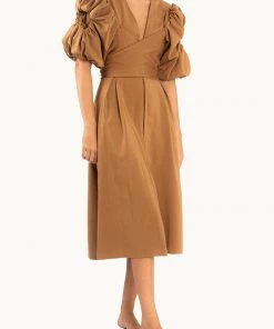 Maygel Coronel Just In Galeon Two-Piece Swimsuit In Bronze Brown