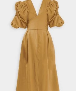 Maygel Coronel Just In Galeon Two-Piece Swimsuit In Bronze Brown