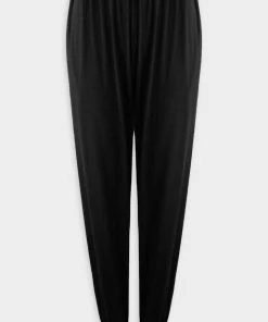 Susana Monaco Gather Bottom Loose Pant In Black