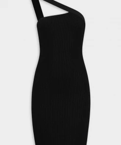 GAUGE81 Soria Knit Mini Dress In Black Just In
