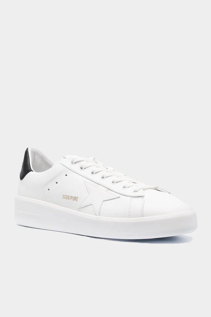Golden Goose Pure-Star White And Black Men Sneaker 2 Golden Goose Pure-Star White And Black Men Sneaker