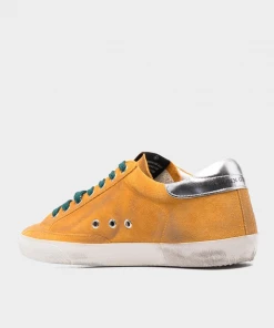 Golden Goose Just In Super-Star Orange Suede Men Sneaker