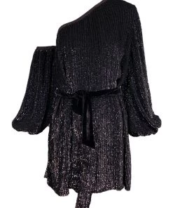 Retrofete Giselle Dress In Black