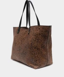 Golden Goose Golden Pasadena Bag Faded Leopard-Print In Brown Leo Just In