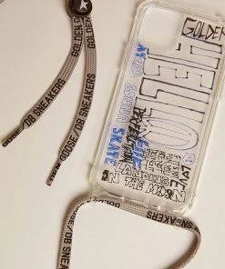 Golden Goose Graffiti IPhone 12/12 Pro Cover In Clear