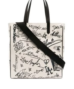 Golden Goose Graffiti Print North-South California Bag Bags & Accessories