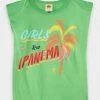 FARM Rio Featured Designers Green Girls Rio Ipanema Graphic T-Shirt